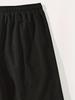 Men's Textured Casual Shorts with Drawstring Waist, Lightweight Polyester Fabric, Pockets for Casual Wear, Beach or Outdoor Activities