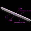 5ks/sada 100/180 Brusný papír Pilník na gelové nehty 180/240 Professional Manicure Buffer Pedikúra Oboustranná sada Nail Tools