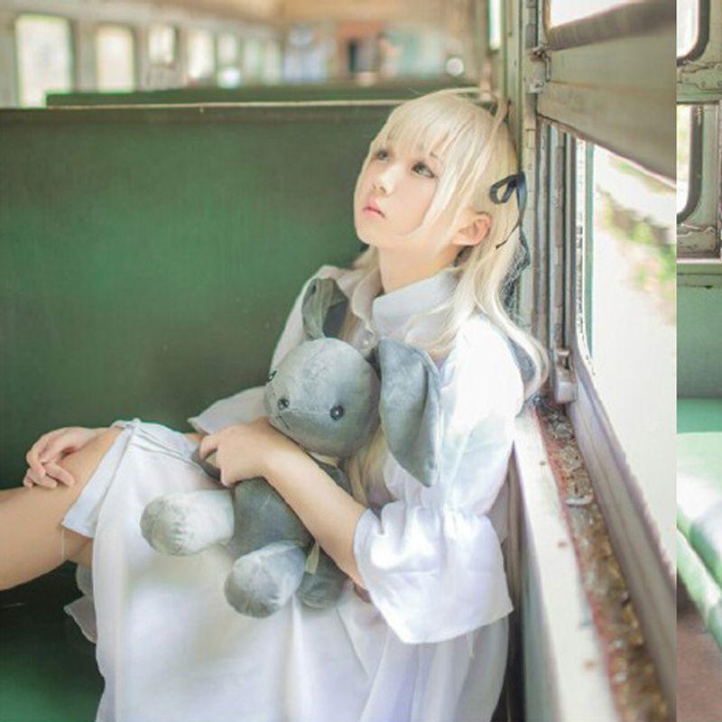 

Yosuga No Sora Касугано Сора Аниме Костюм Сора Девочка Платье с Ушками Кролика Косплей Одежда Женское Лолита Платье Оптом Shoes XL