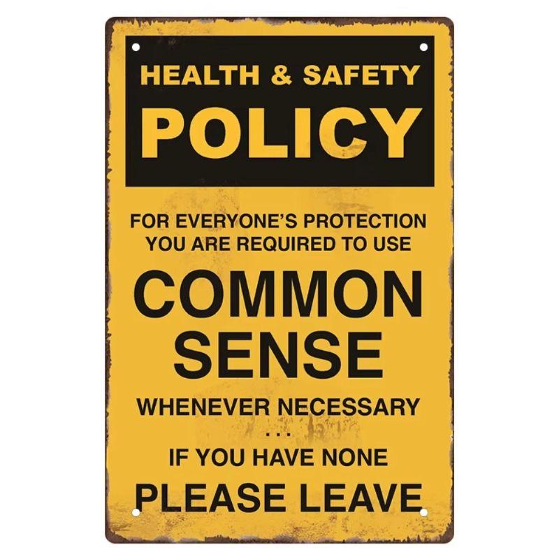 Metal Wall Art Decorative Sign Hanging Home Decor 20x30cm