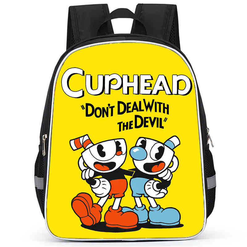 Cupead School Bag High Definition Printing Multifunctional Lightweight Backpack