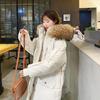 Latest Down Cotton-padded Jacket Womens Winter Korean Version of The Long and Large Size Bread Clothes Relaxed Fit Cotton-padded Padded Padded Jacket