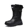 Men's Waterproof Plus Size Ice Fishing and Work Boots for Autumn/Winter