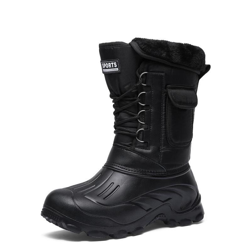 Men's Waterproof Plus Size Ice Fishing and Work Boots for Autumn/Winter