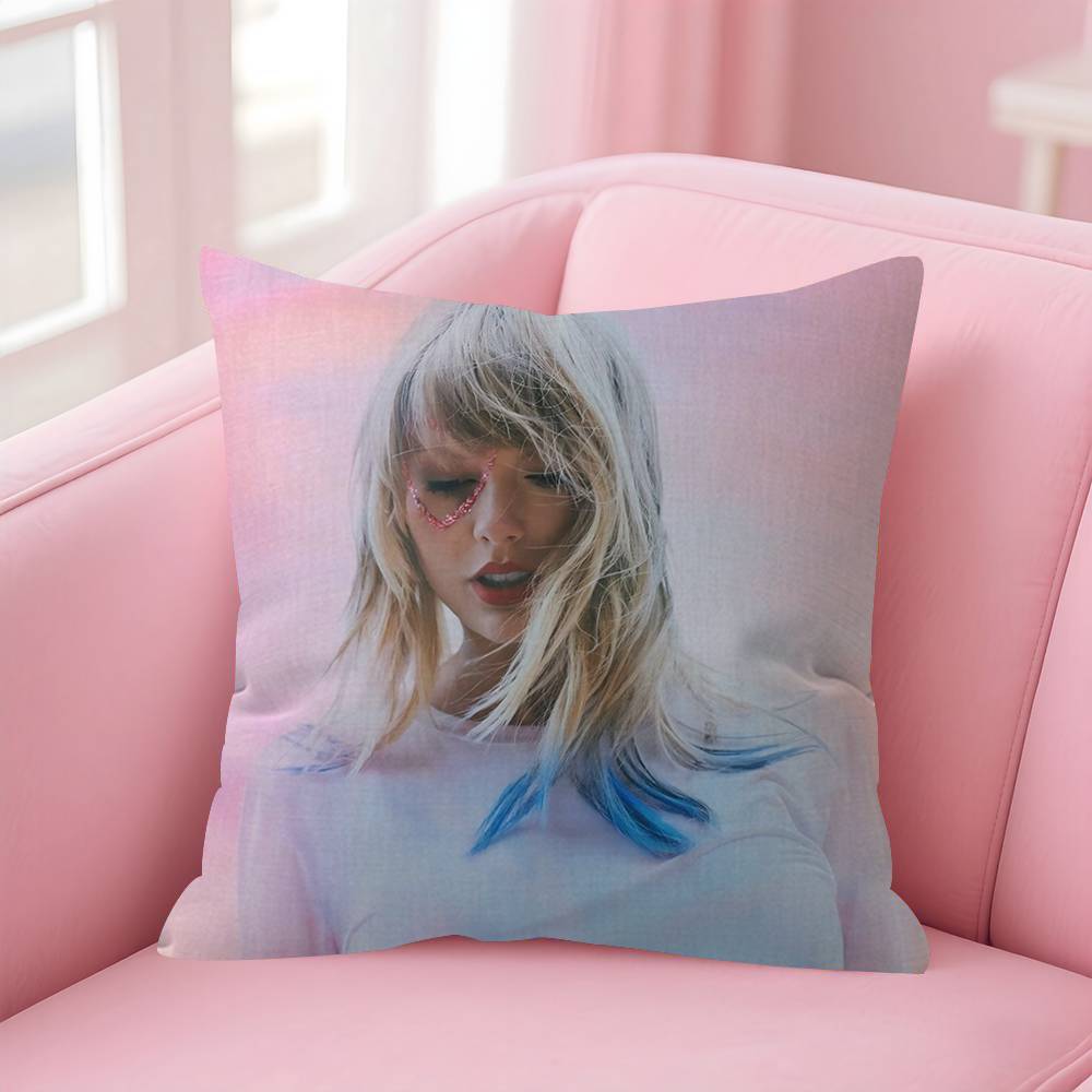 T-Taylors Swifts Personalized Picture Text Home Decorative Pillows Household Gifts 45X45Cm