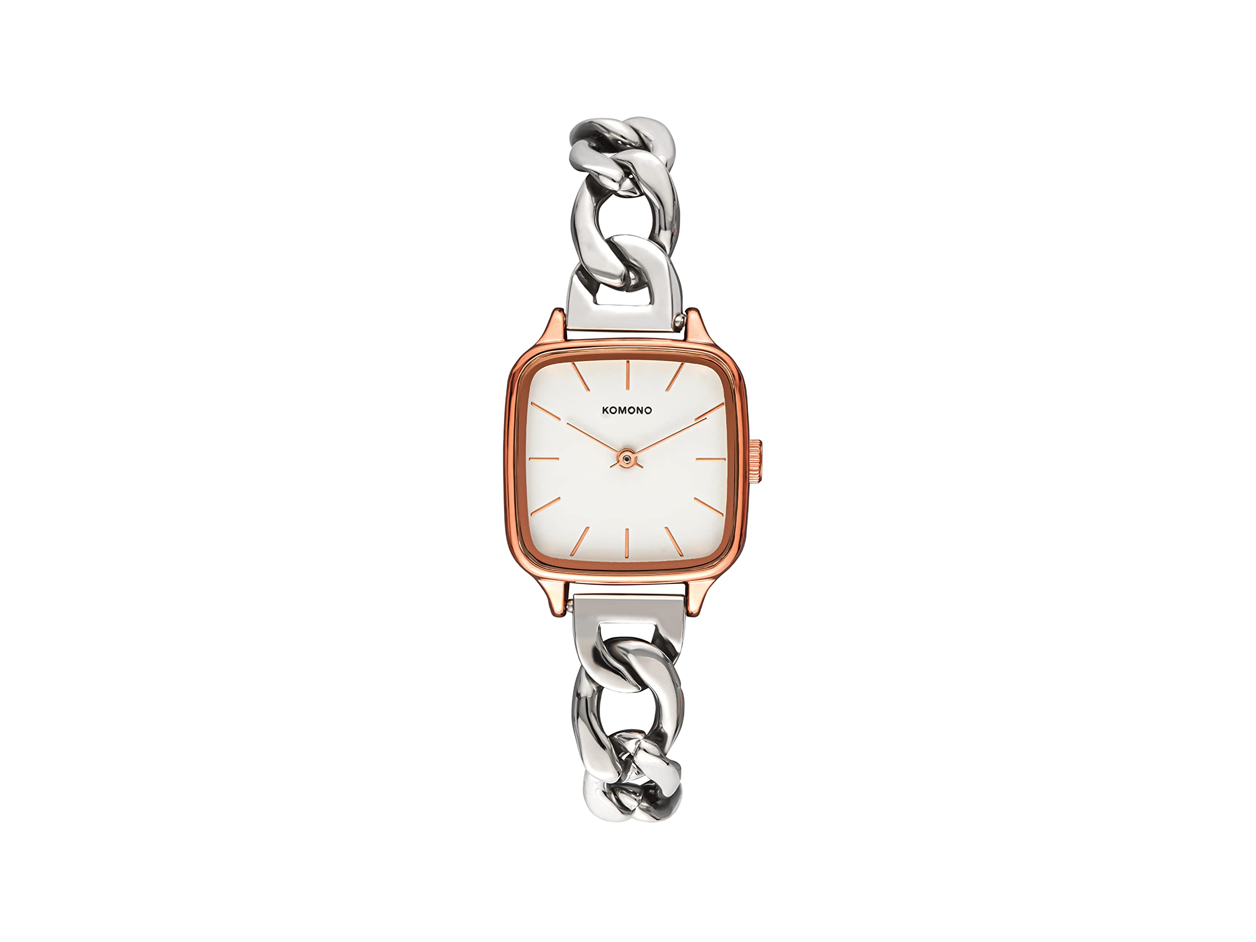 

Авторизованный дилер [KOMONO] Женские часы Kate Revolt KOM-W4279 в цвете розового золота и серебра.