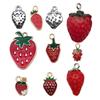 Strawberry Fruit DIY Korean Jewelry: Cute 3D Mini Pendant for Bracelets