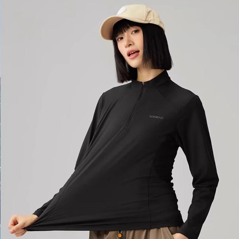 Toread Men s Long Sleeve Cooling Quick-Dry Outdoor T-Shirt XS чёрный