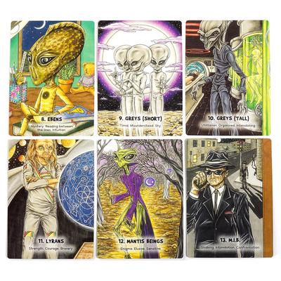Mystic Martian Oracle Tarot Card Fate Divination Prophecy Card Family Party Game Toy Tarot Card Deck