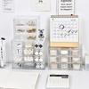 Clear Multi-Grid Jewelry and Eyewear Organizer with Dustproof Drawers