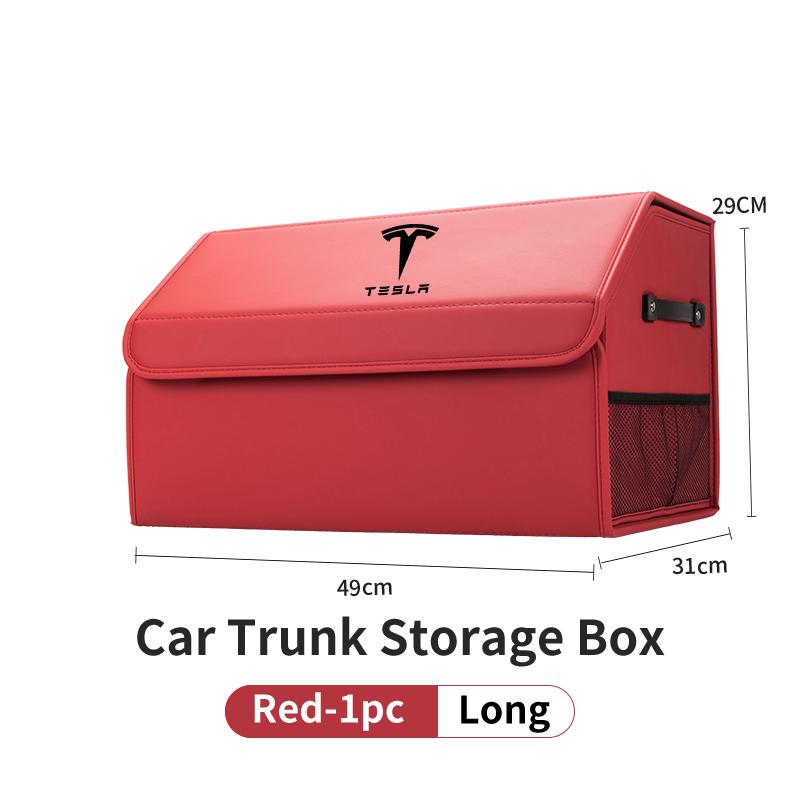 Car Valve Core Trunk Storage Box Organizer Foldable Stowing Tidying Container Bag For Tesla Model 3 Model S Model X Model Y