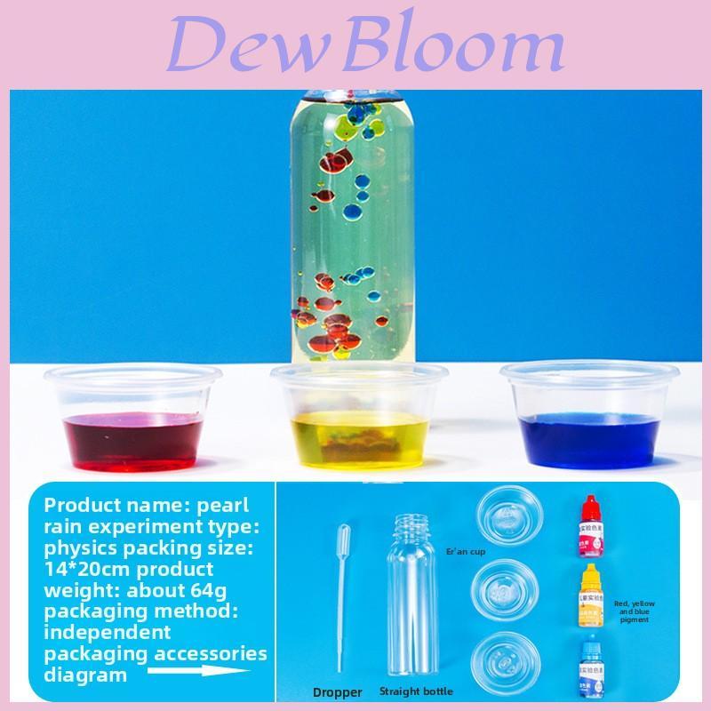 Childrens Diy Science Experiment Kit With Simulated Rainbow Rain And Volcanic Eruption For Educational Play