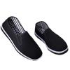 Black cloth shoes cloth shoes lasagna canvas single shoes flat bottom wear-resistant imitation tire sole driver shoes