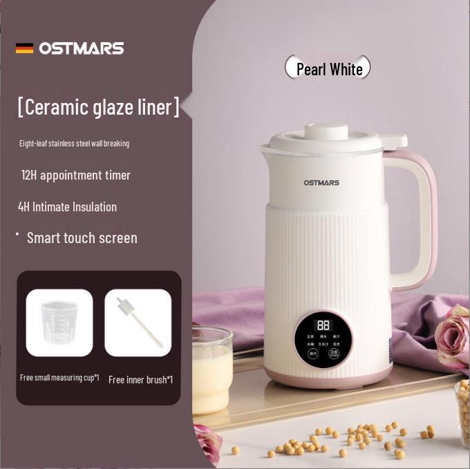 OSTMARS Výrobník sójového mléka a dětský mixér - Kompaktní, Multifunkční, Plně automatický stroj