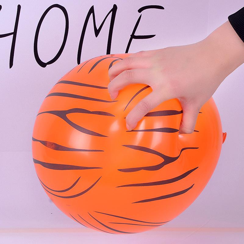 12-Inch Jungle Animal Pattern Latex Balloons for Birthday Party Decorations