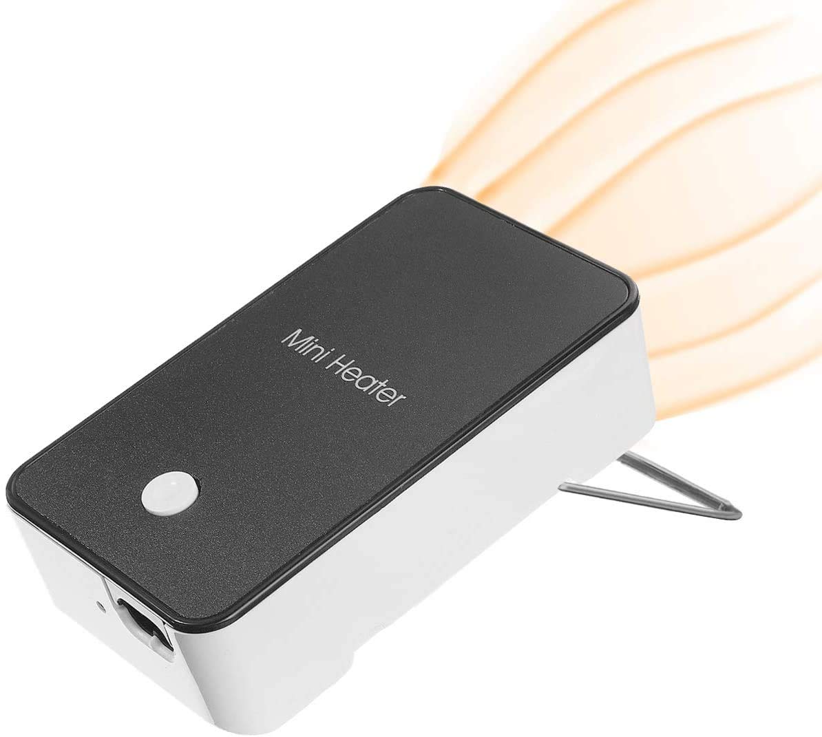 

LVYE Portable Mini Heater Safe Energy Saving Heater Desktop Fan Air Warmer for Black Room/Office