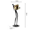 Metal Handicraft Abstract Portrait Sculpture Gold Ball-hugging Figure Metal Ornament Metal Figurine Home Decoration Accessories