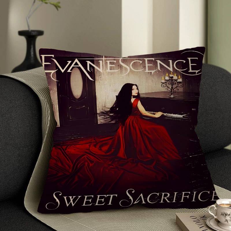Evanescence Band Cushion Cover Pillow Cover Decor Pillowcase Printed Cushion Case For Couch