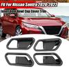 Car Inner Door Handle Bowl Cover Trim For Nissan Sentra 2020-2024 Carbon Style