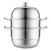 Hermand Nolte HMD-9101 28cm 304 Stainless Steel Multi-function Steamer Pot