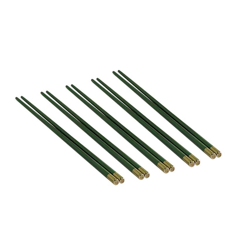 Wai Ting Fei Yu Alloy Chopsticks & Celadon Bowl Set