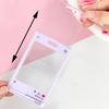 Creative Acrylic Ferrule Transparent Card Holder Kpop Photocard Holder Keychain Idol Photos Sleeve Postcards Card Holder