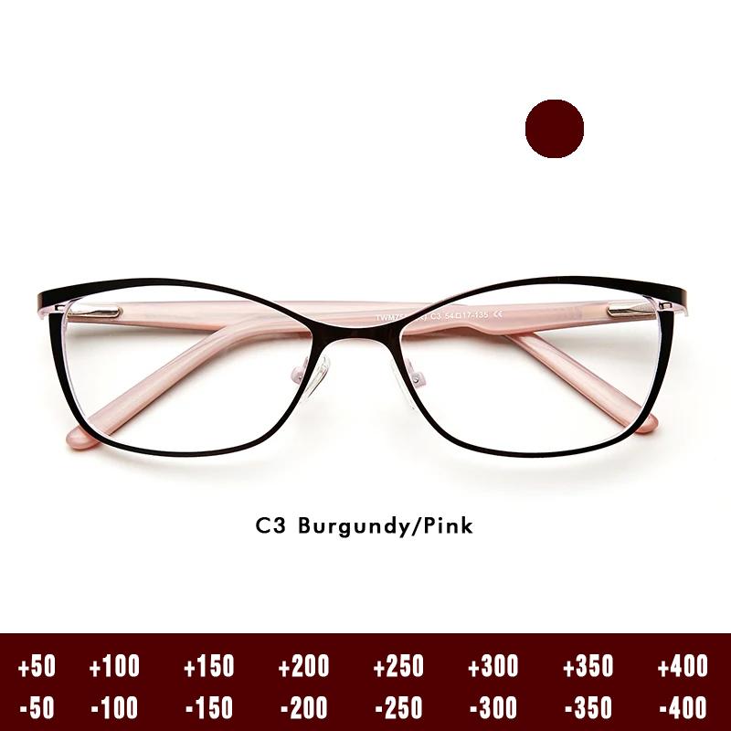 

KANSEPT Женские очки для чтения Линзы для женщин при близорукости Женские очки Солнцезащитные очки для мужчин Окуляры Очки по рецепту -250