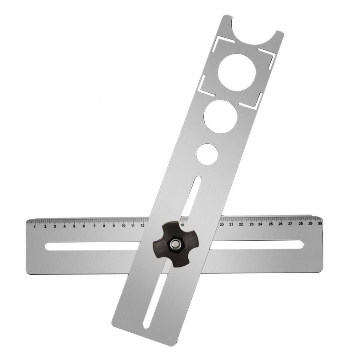 

Ceramic Tile Glass Drilling Locator, Marble Wall And Floor Tile Drill Bit Drilling Tool, Water And Electricity Measuring Tooll