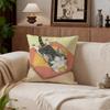 Cute Chis Sweet Home Cushion Cover Cushion Cover Set 4Pcs 50x50 45x45 40x40 Pillowcase Decorative Sofa Home Decor