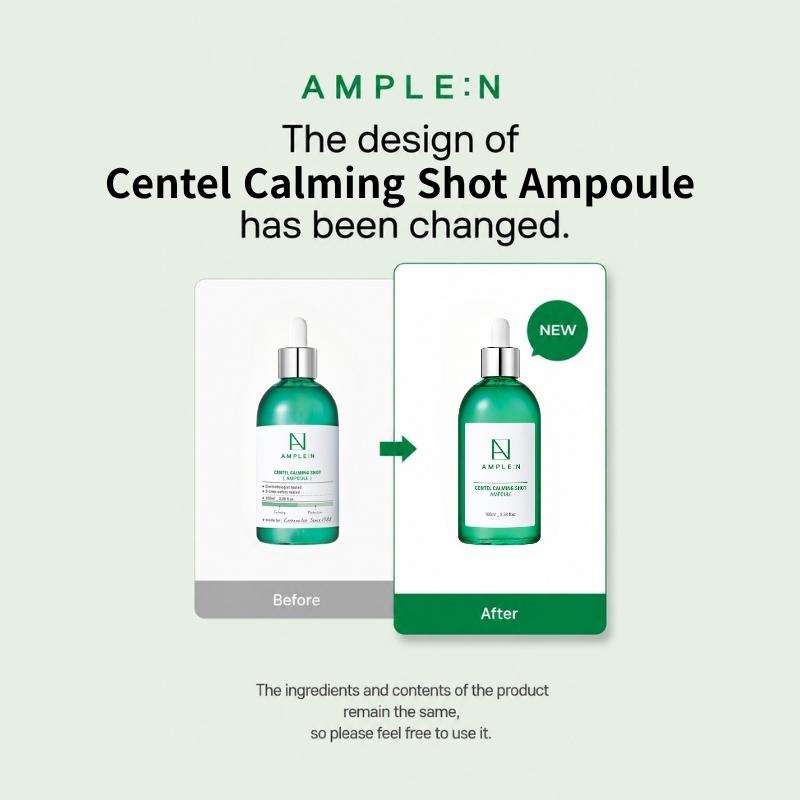 Coreana AMPLE:N Centel Calming Shot Ampoule (100ml / 3.38 Fl. Oz)