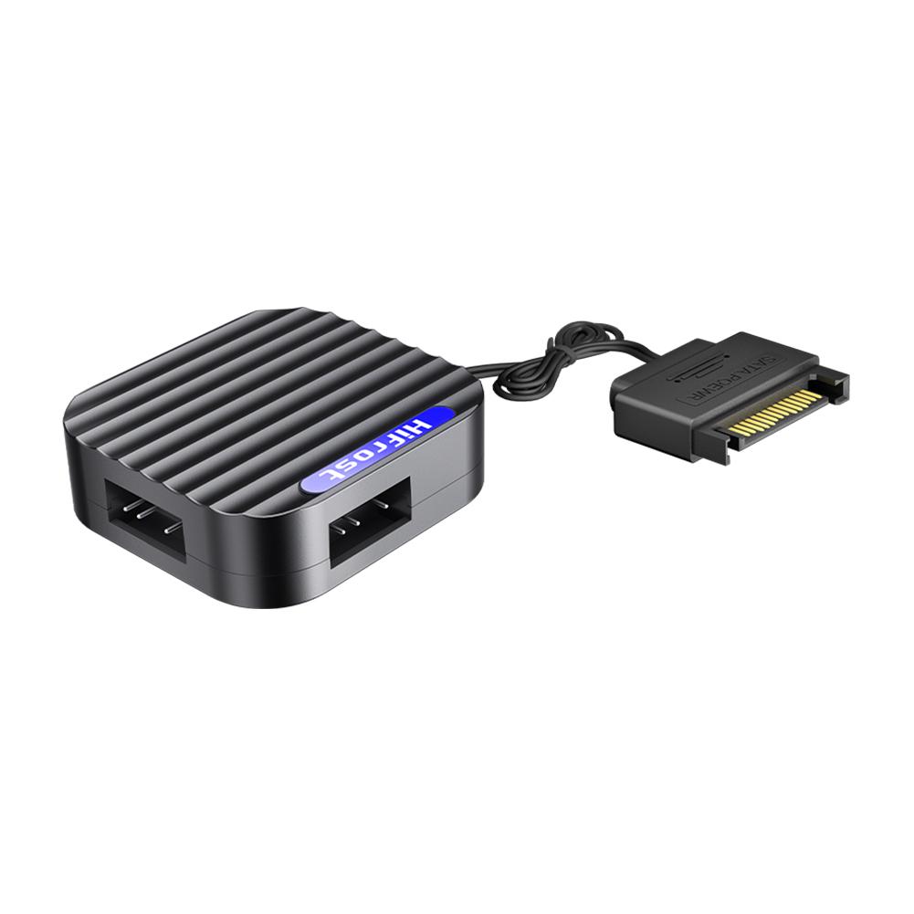 5V 3PIN ARGB Controller To SATA Interface Extension Cable HUB 3Pin 5V ARGB Splitter Cable RGB Remote Controller for PC Laptop