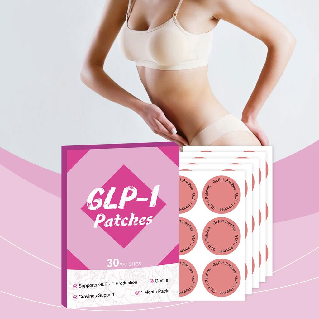 30PCS Body Slimming Patch Natural Extracts GLP-1 Formula Ultra Thin Invisible Weight Management Patch For Women And Men