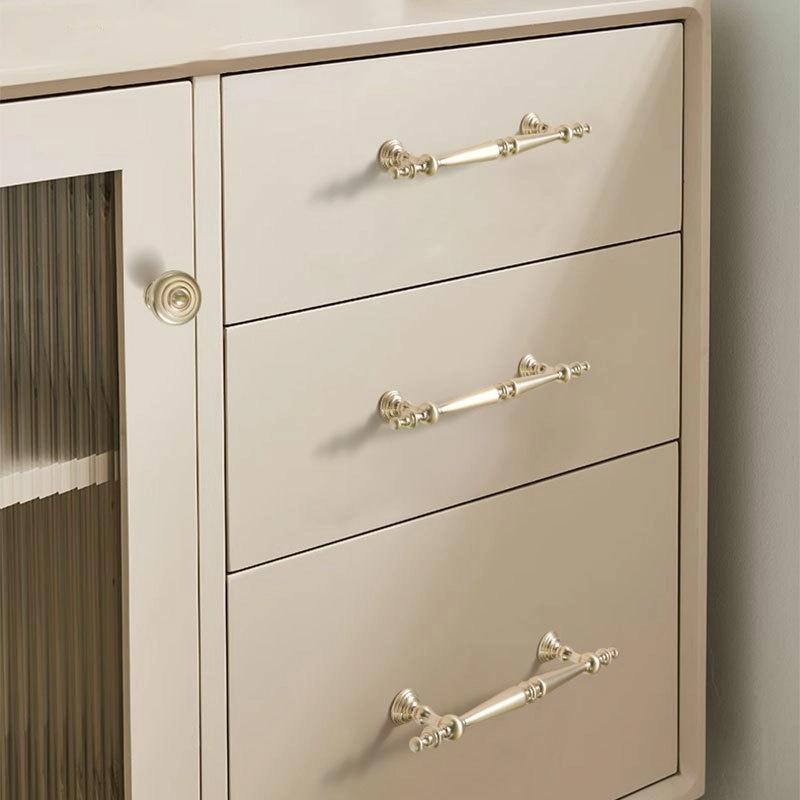 Antique Bronze Brass Pull Handles Vintage Cabinet Door Drawer Wardrobe Knobs 1PC Decorative Hardware Furniture