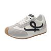 2025 spring and autumn stars of the same style~ German training shoes women's inner height increase crooked wide head casual retro ins tide ca