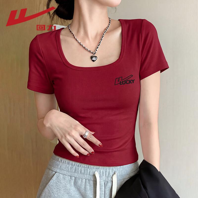 Warrior Women s Square Neck Slim Fit Short Sleeve T-Shirt L