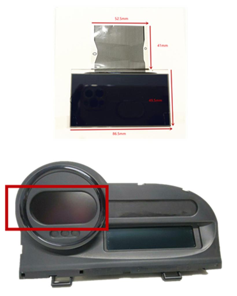Speedometer LCD Display For Renault Twingo II 2 MK2 Instrument Cluster 2007-2013