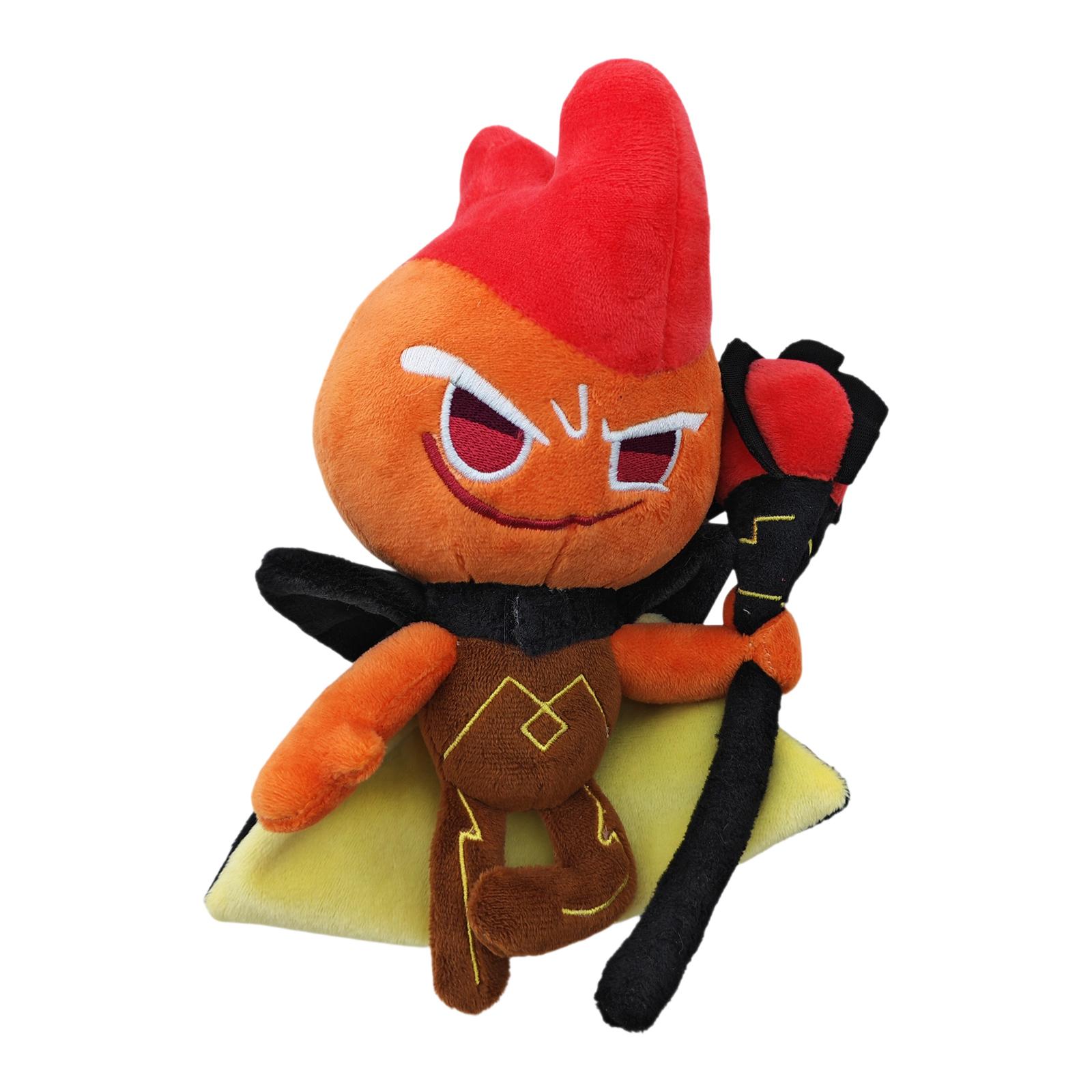 

Plush Stuffed Toy Character Soft Doll with Embroidered Details and Fabric Accessories Suitable for Display or Collection One Size красный