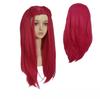 Kids Girls Anime Cartoon Printed Bear Pajamas Ruffle Dress Wig Set Halloween Cosplay Costumes