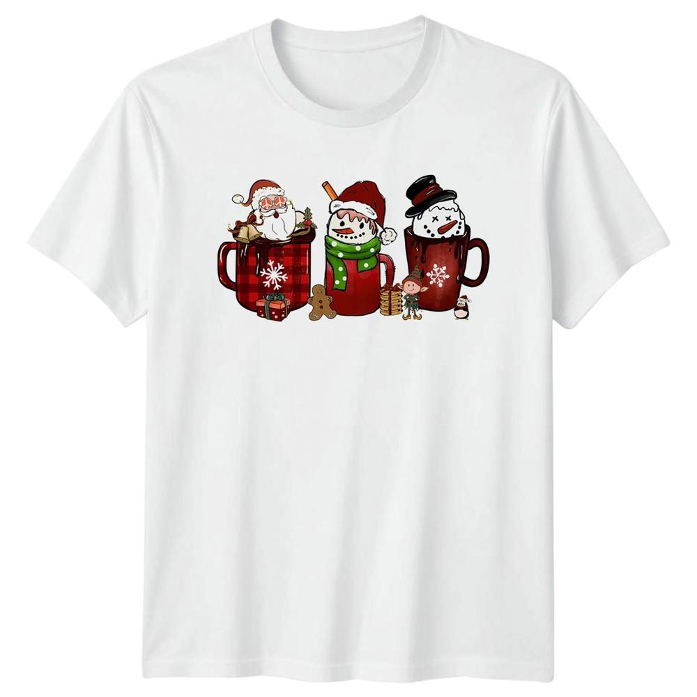 Christmas Hot Cocoa Holiday Unisex Unisexs TShirt Unisexs Graphic Tee S