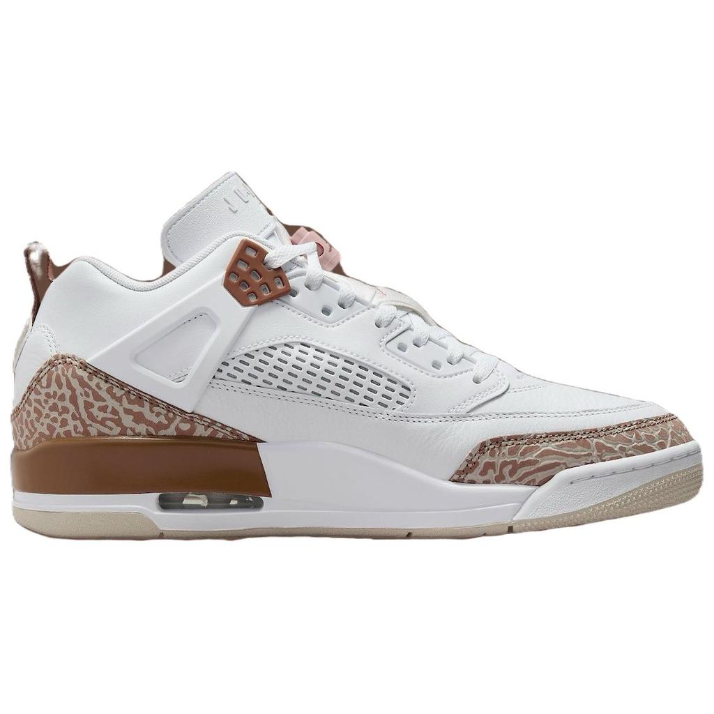 Air Jordan Spizike Low Arkeo Kahverengi Erkek Spor Ayakkabı Beyaz Pembe-Oxford Açık Kahverengi FQ1759-101