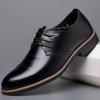 Korean Men's Leather Shoes Business Formal Shoes Versatile School Shoes JZ-662-1