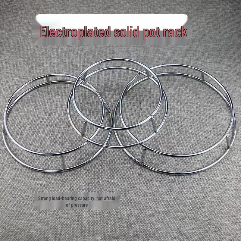 ZISIZ Thickened Solid Double-Layer Kitchen Pot Stand