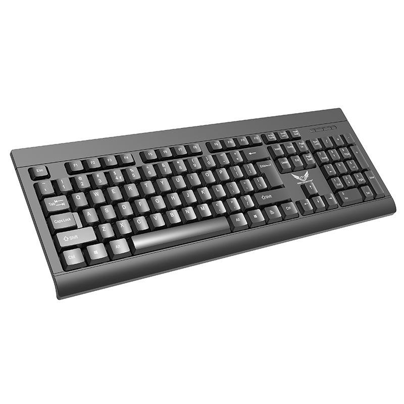 Dünne USB-Kabelgebundene Membrantastatur 618 für Desktop - Ideal für Geschäft, Büro und Zuhause