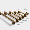 American zinc alloy vintage distressed bronze solid cabinet door drawer handle single double hole furniture wardrobe door handle