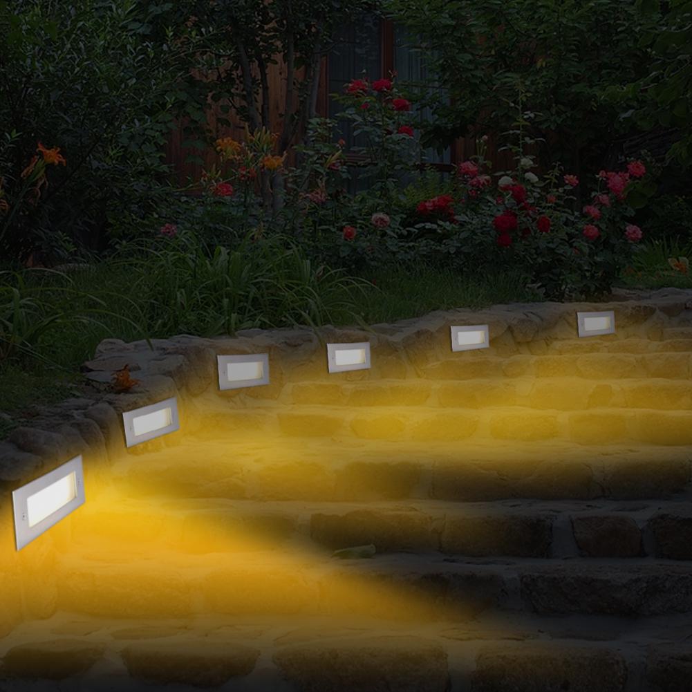 Buy Led Brick Lights Recessed Stainless Steel Outdoor Wall Lights Cool