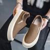 Herren Canvas Schuhe Lässiger Sneaker für Herren Slip-on Vulkanisiert Bequeme Herren Flats Slipper Fahrschuhe Zapatos Hombre