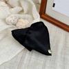 Elegant Cloth Hair Claw Plastic Women Hairgrips Versatile Satin Triangle Shark Clip  Party