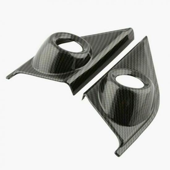 Carbon Fiber Front Door Speaker A Pillar Cover Trim For Honda CR-V CRV 2017-2022