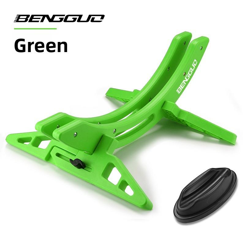 

Bike Parking Rack With Removable Repair Frame For Mountain And Road Bikes Green