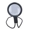 5X 15X Hanging Neck Magnifying Glass 3 Colour LED Light USB Gooseneck Page Magnifier for Sewing Repairing